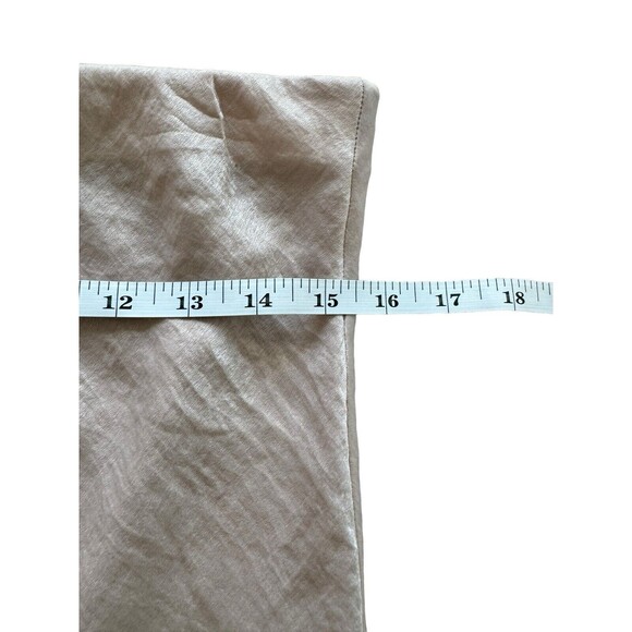 NWT Bobeau Mushroom Satin Shimmer Midi Skirt Size M Feminine Classy Elegant - Picture 7 of 7